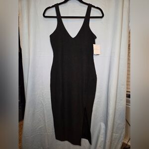 G388. NWT Beyond Yoga Spacedye Inspire Midi Dress in Darkest Night - Size XS
